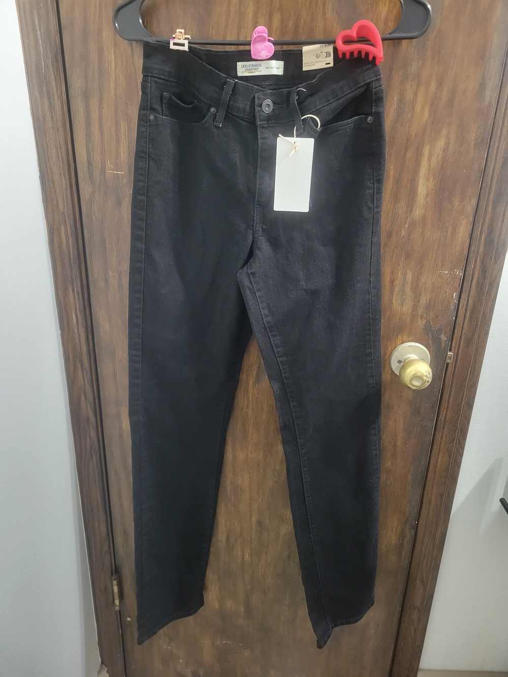 Levi's Black High-Rise Slim Jeans